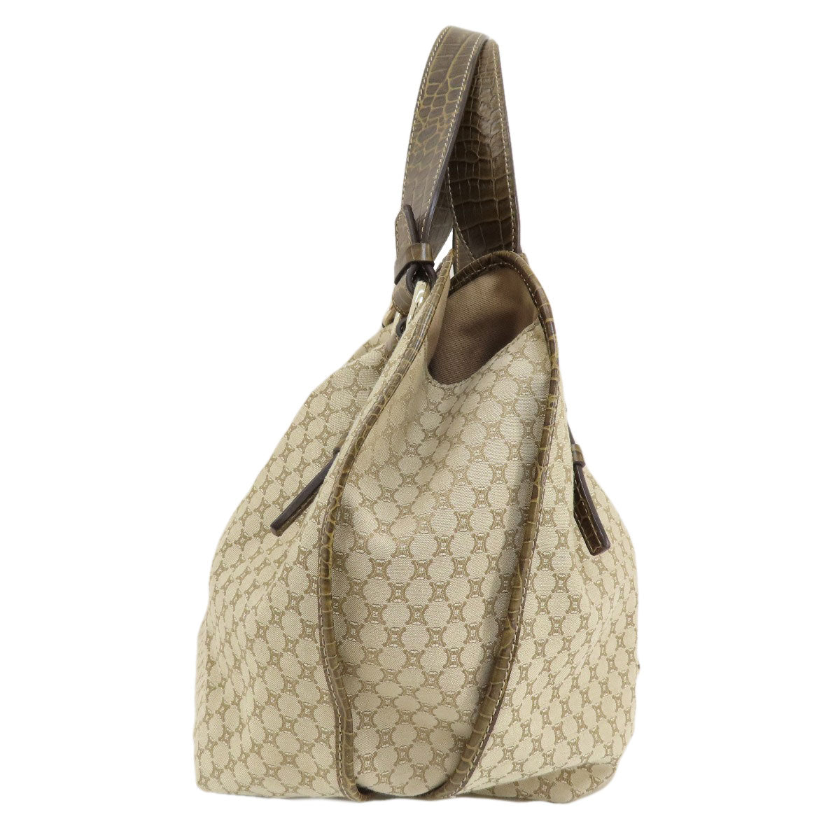 Tote Bag Macadam Pattern Women Canvas Beige