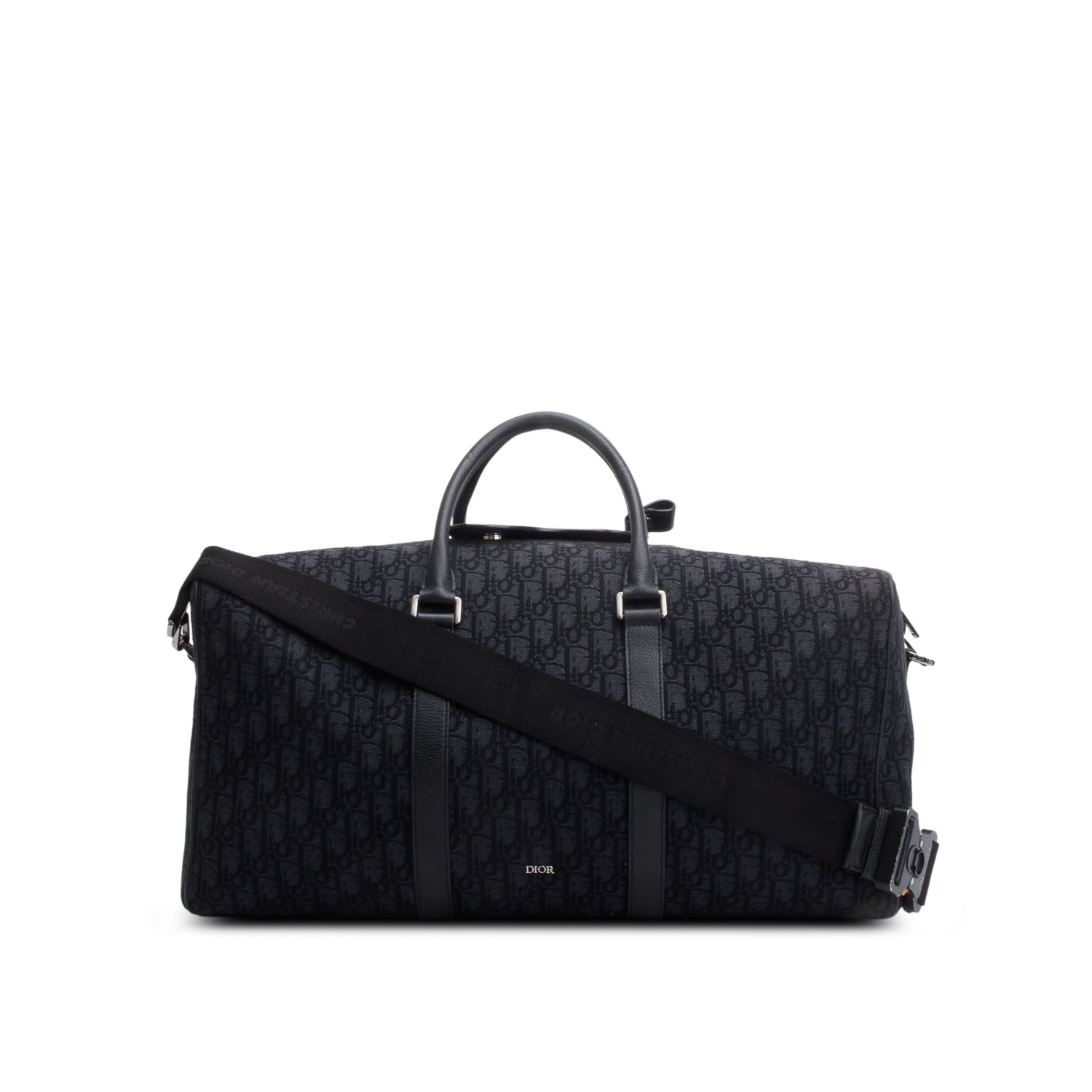 Dior Christian Oblique Lingot Duffel Bag Black Travel Bag