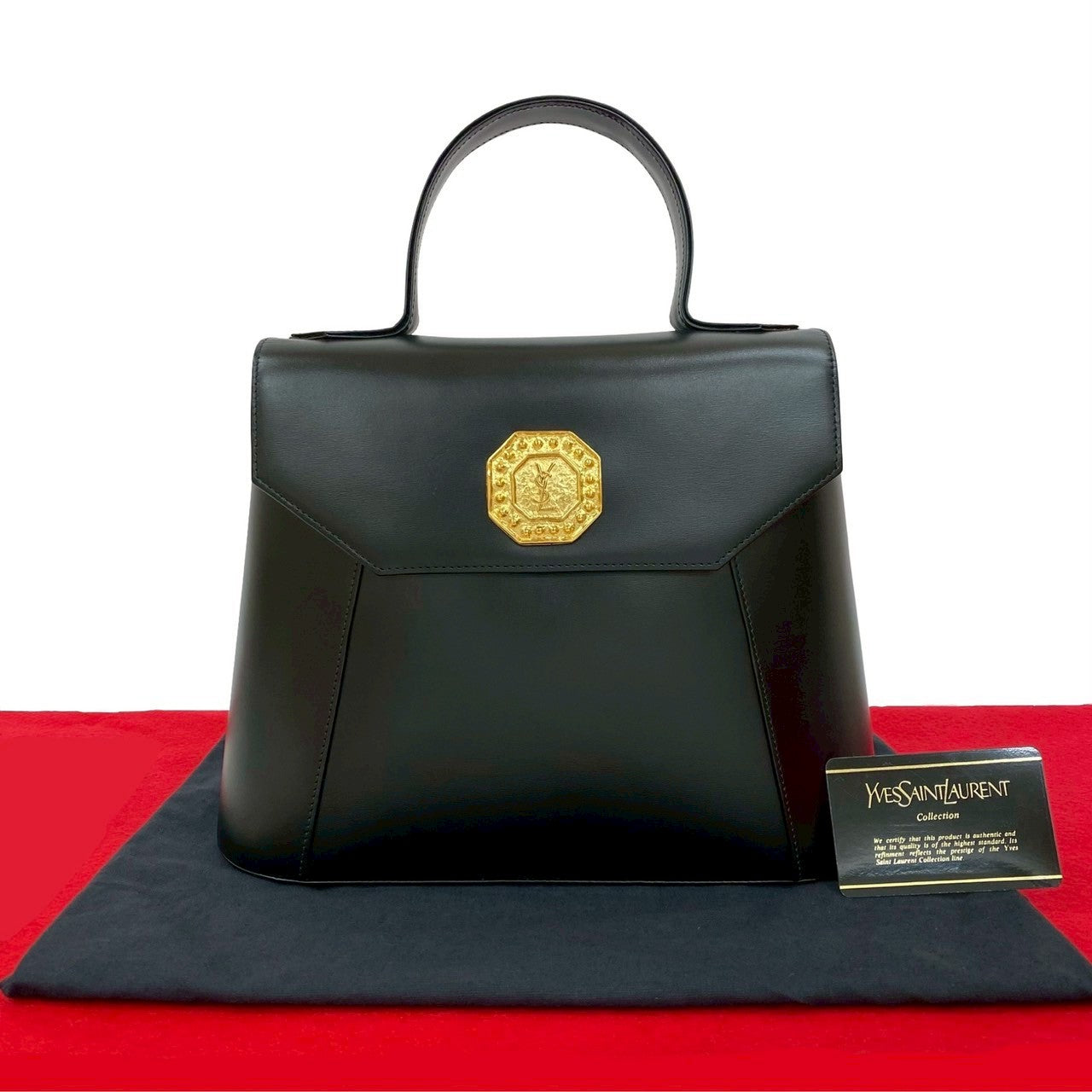 YSL Saint Laurent Yves Handbag Leather Travel Bag Leather Handbag 7