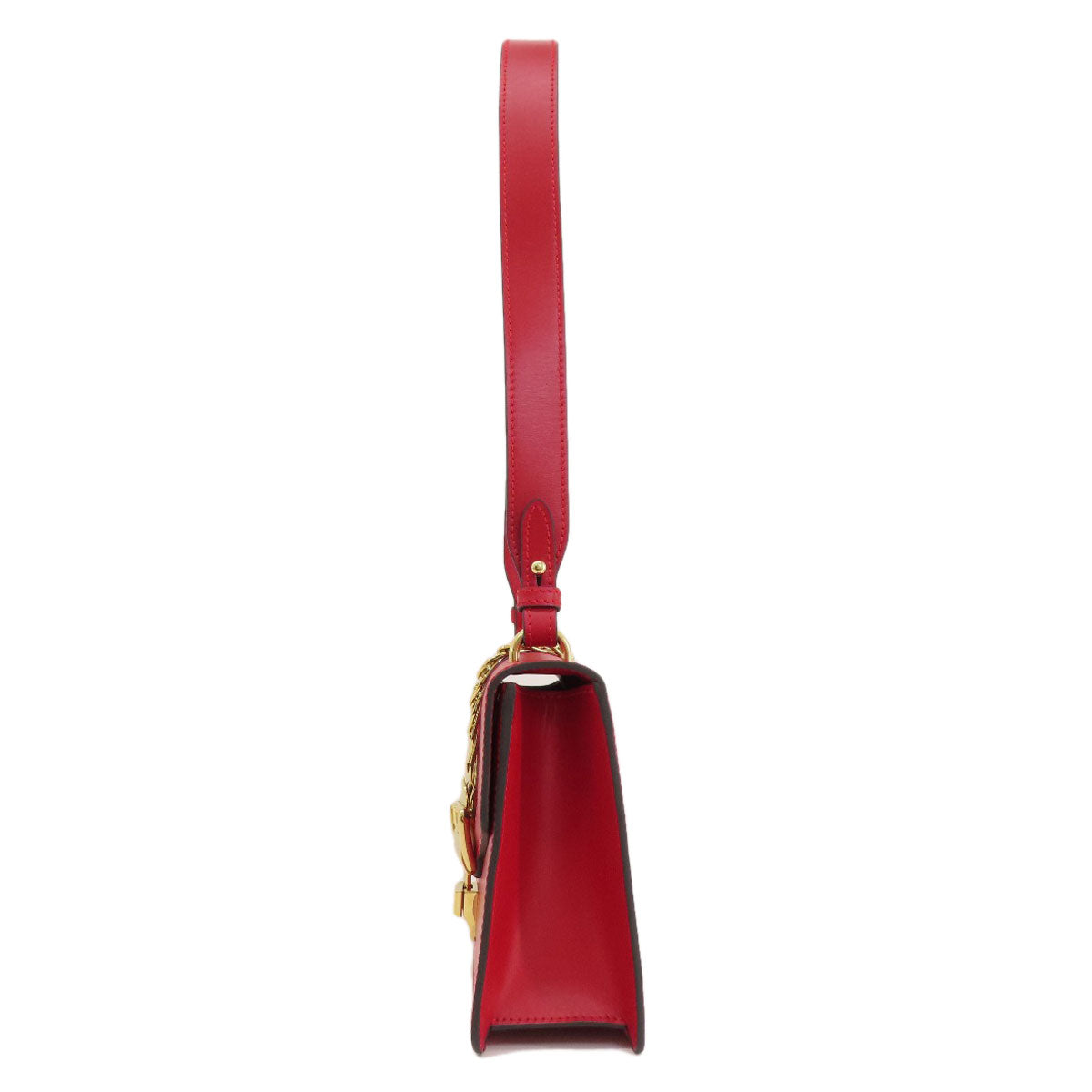 Gucci Silvi Leather Red Shoulder Bag