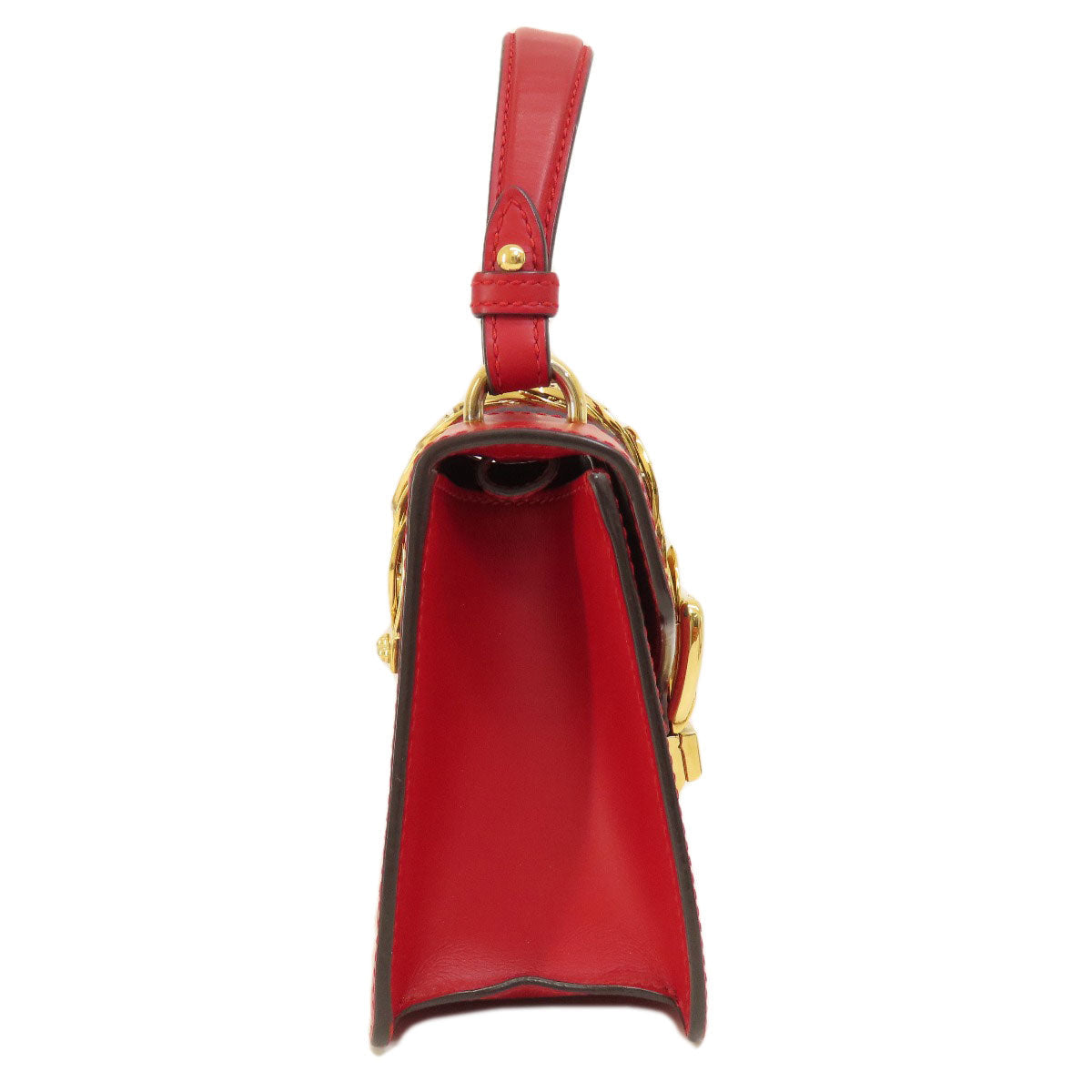 Gucci Sylvie 2WAY Calfskin Red Travel Bag