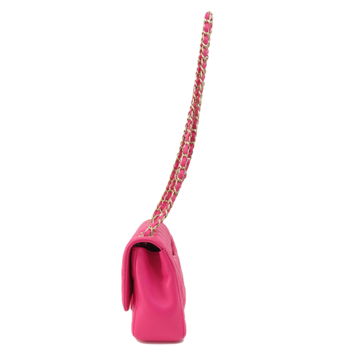 Chanel lambskin ChainShoulder Matelasse Pink Gold Shoulder Bag