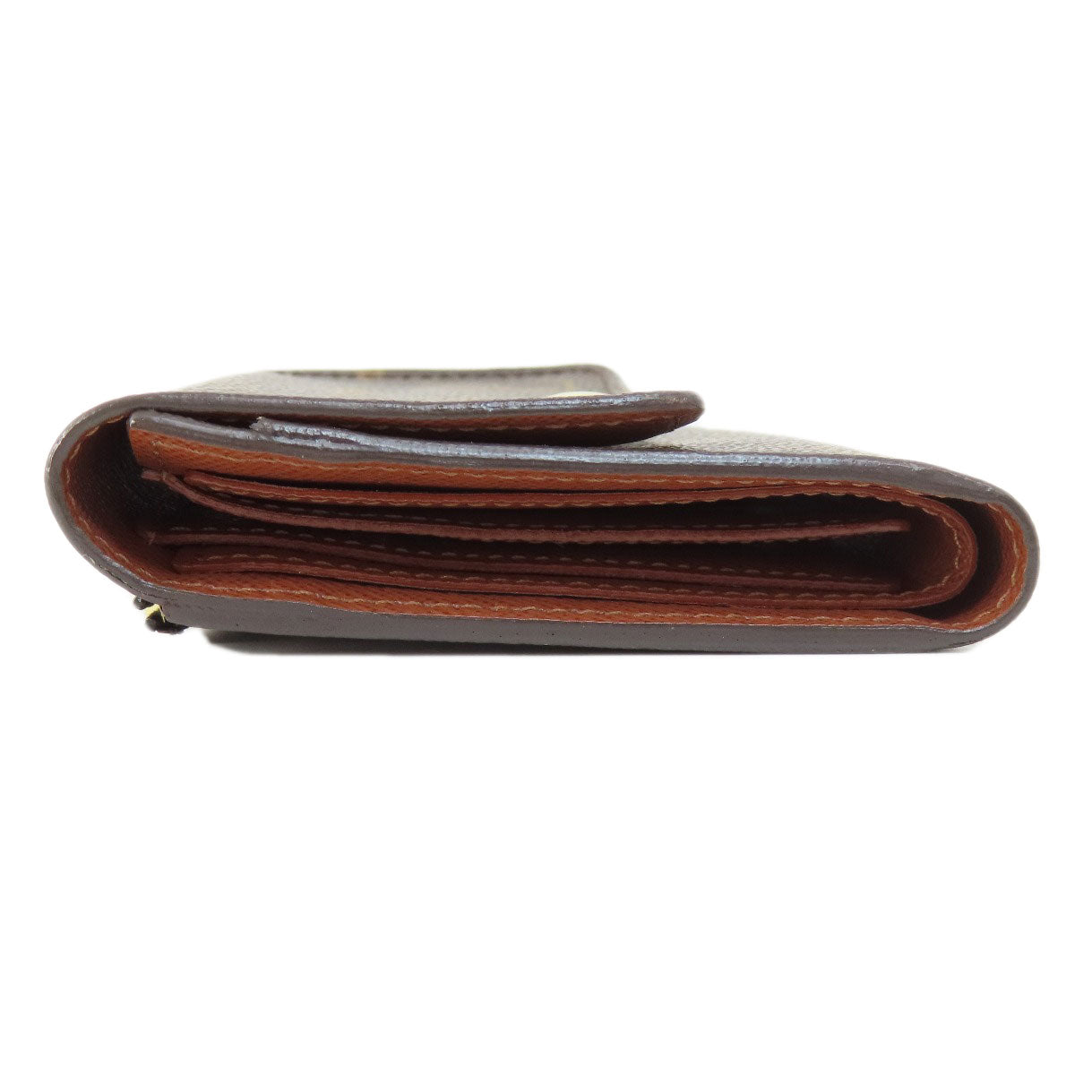 Louis Vuitton Bifold M60402 Portefeuille Anais Monogram Canvas Brown Wallet Case
