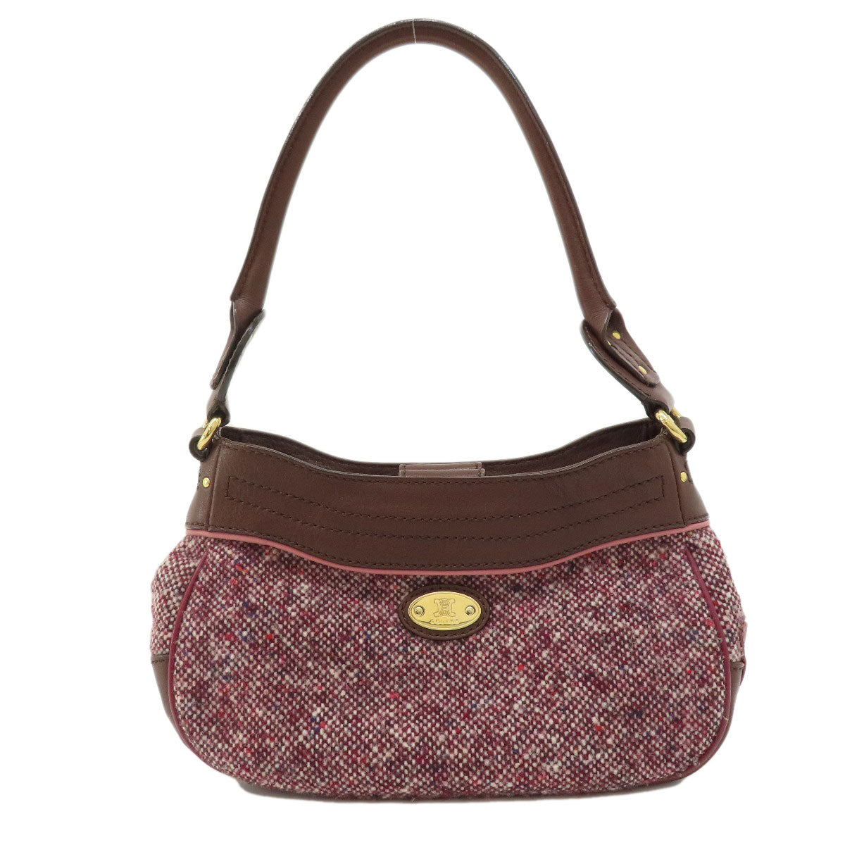 Tweed, Logometal Tweed Women Leather Red Travel Bag