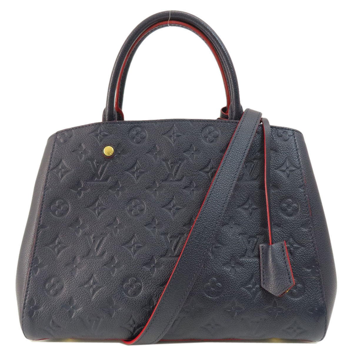 Louis Vuitton M42746 Ann Platt Montaigne MM Navy Handbag