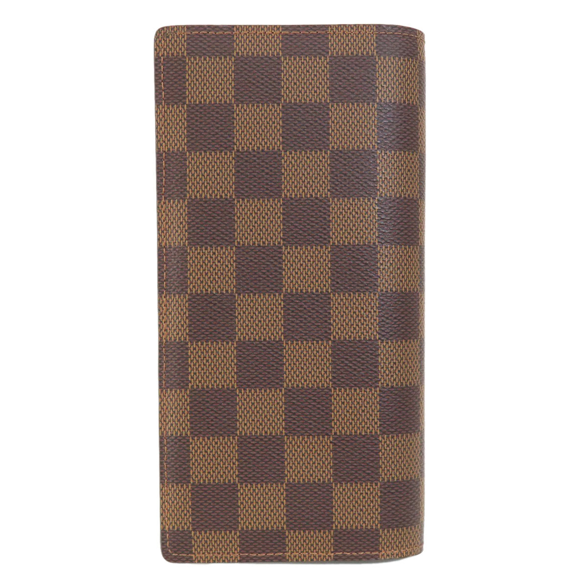 Louis Vuitton Long Purse N60017 Damier Portefeuille Canvas Brown Wallet Case 2