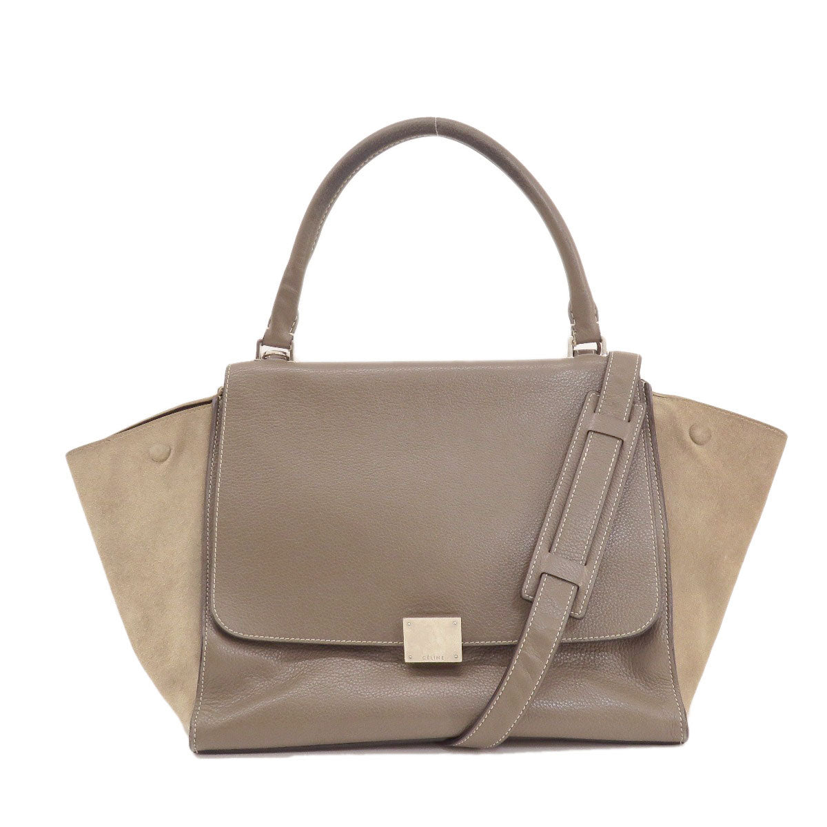 Tote Bag Trapeze Way Women Leather Brown