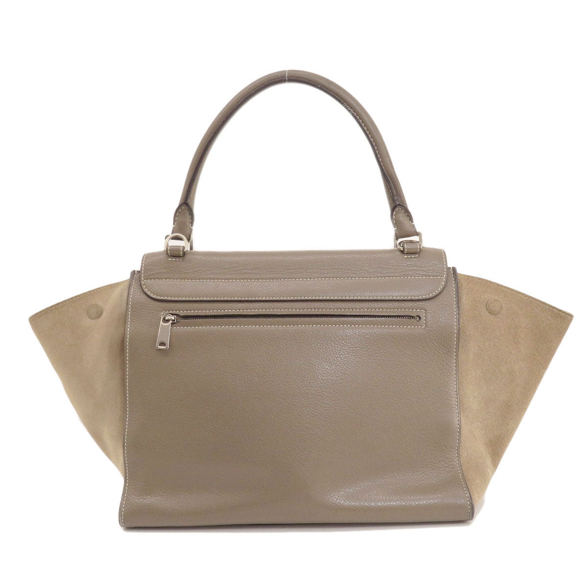 Tote Bag Trapeze Way Women Leather Brown