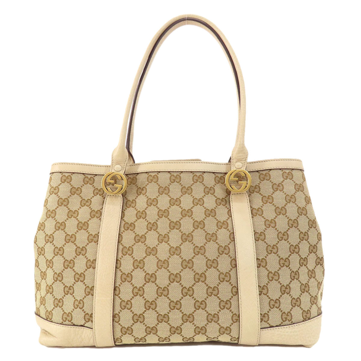 Gucci Miss GG Canvas Brown Tote Bag