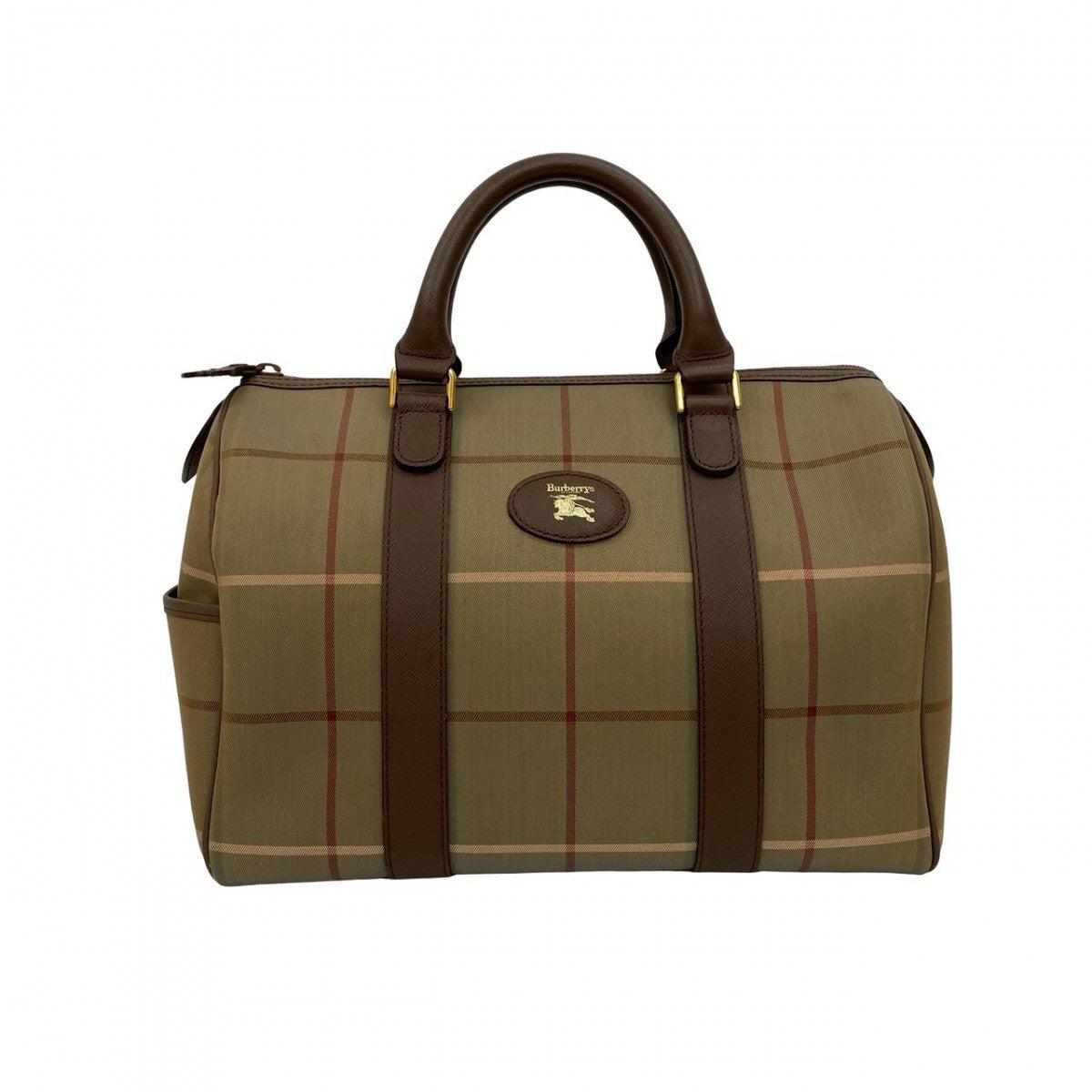Burberry Canvas Brown Travel Bag