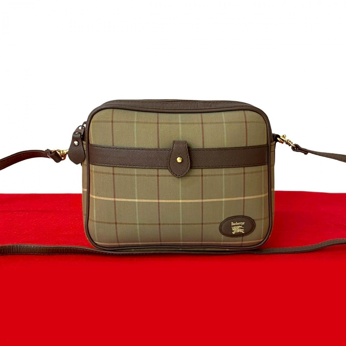 Burberry Shoulder Bag Leather Brown 655A254335414