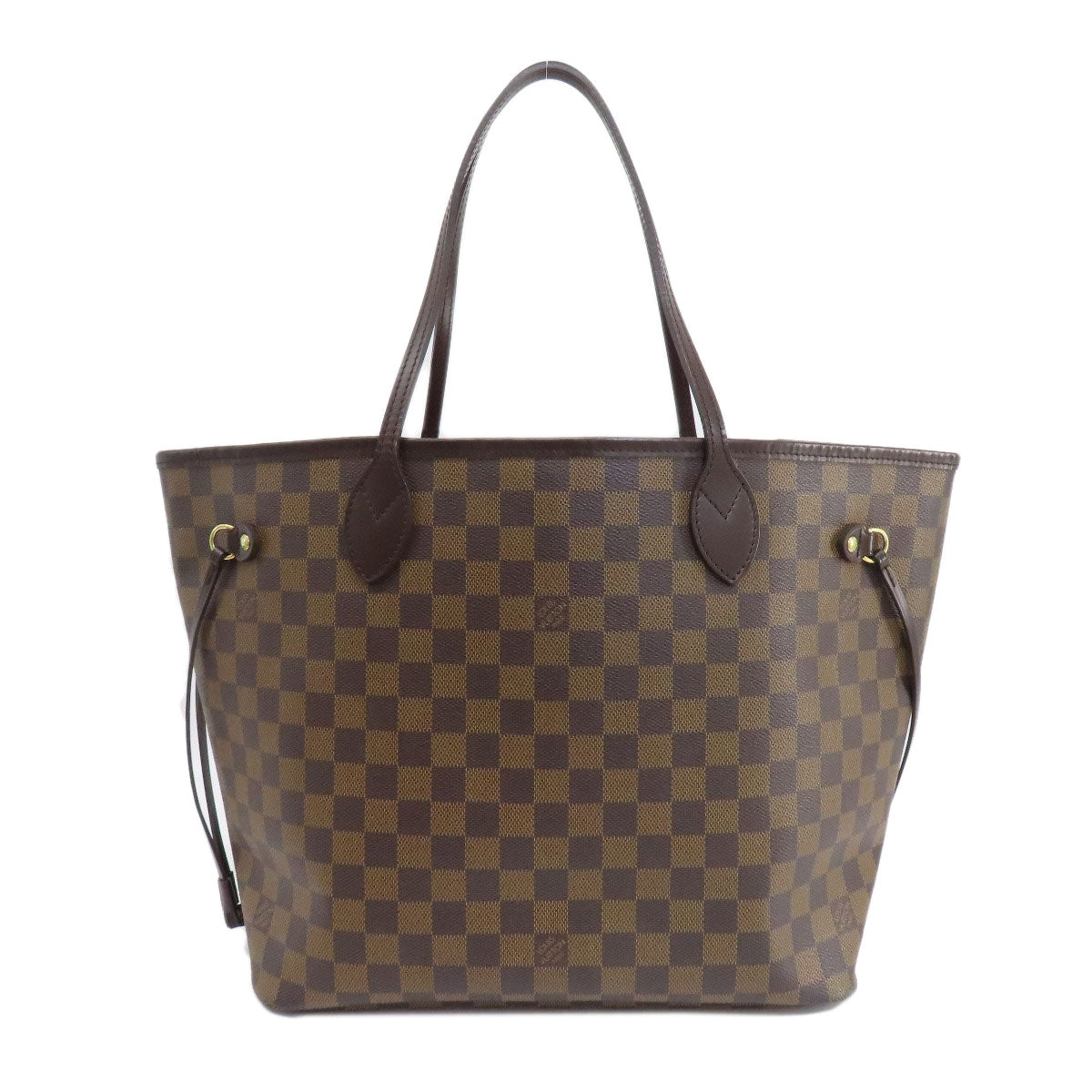 Louis Vuitton N51105 Damier Neverfull MM Canvas Brown Tote Bag 5