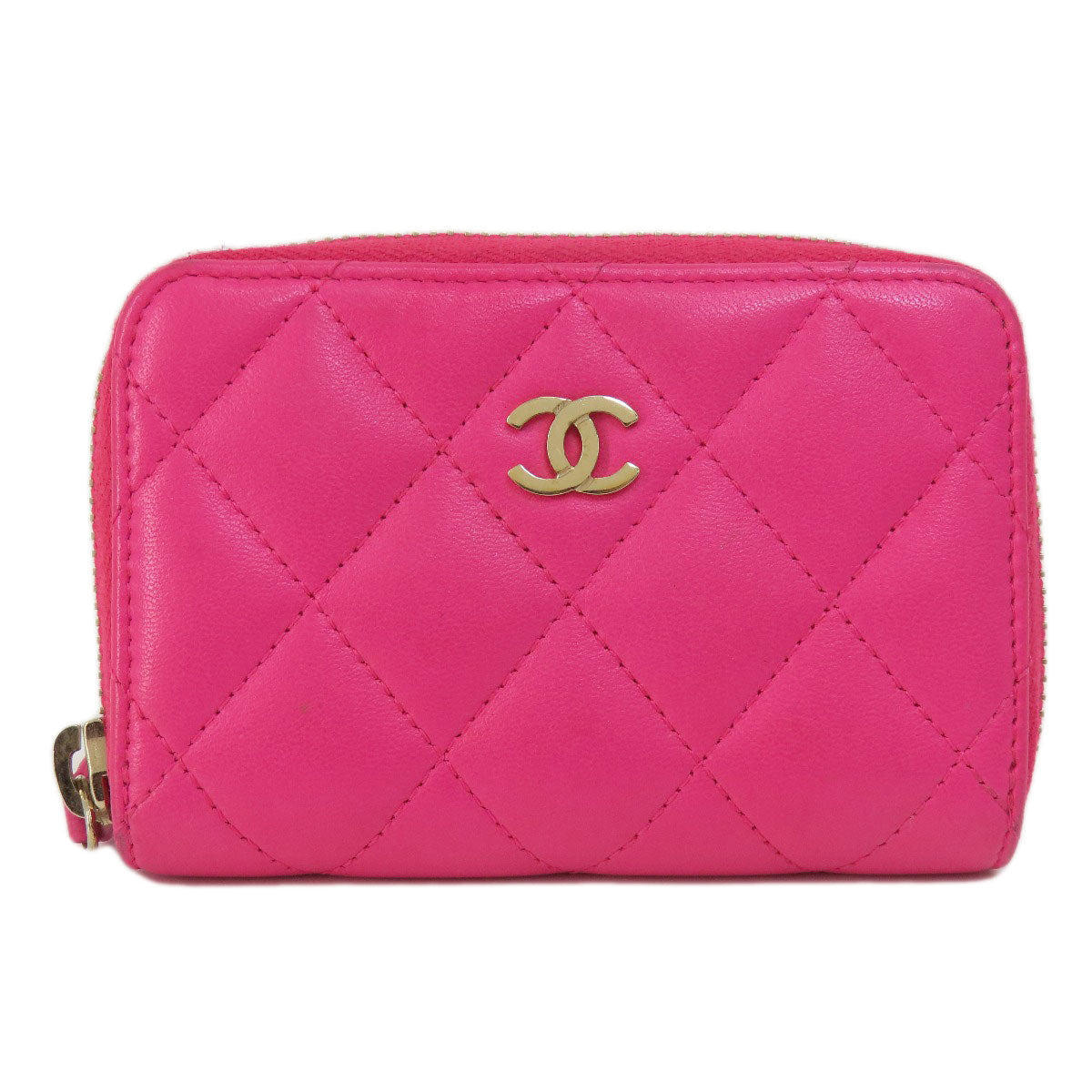 Chanel Coin lambskin Matrasse Pink Handbag