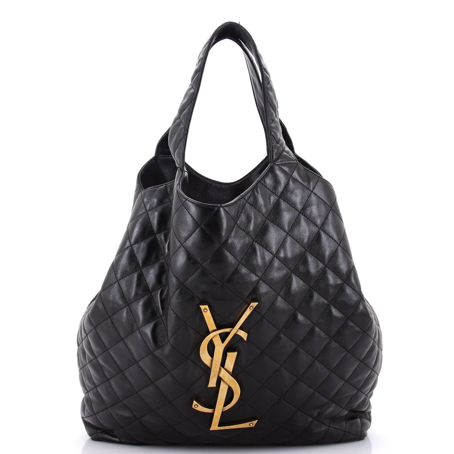 YSL Saint Laurent Saint Laurent Trending Icare Shopping Tote Maxi Leather Quilted Tote Bag