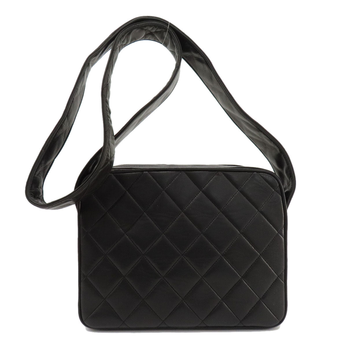 Chanel lambskin Matrasse Black Shoulder Bag 14