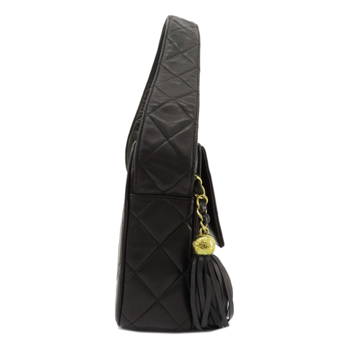 Chanel lambskin Matrasse Black Shoulder Bag 14