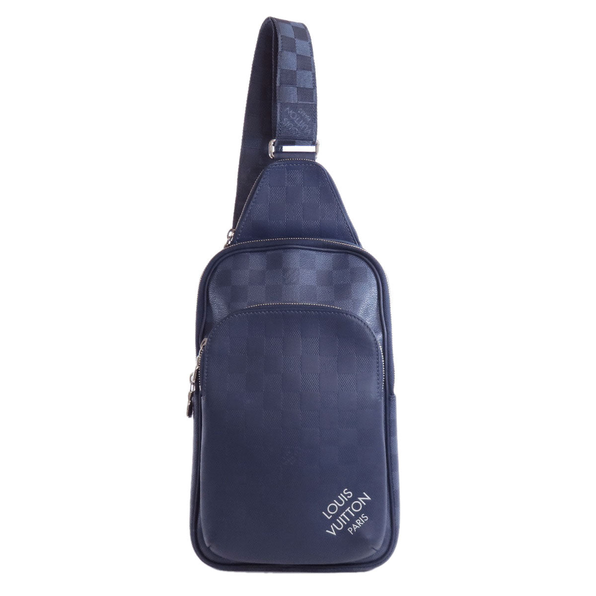 Louis Vuitton Sling Ｎ40439 Damier Anfini Avenue Navy Crossbody Bag