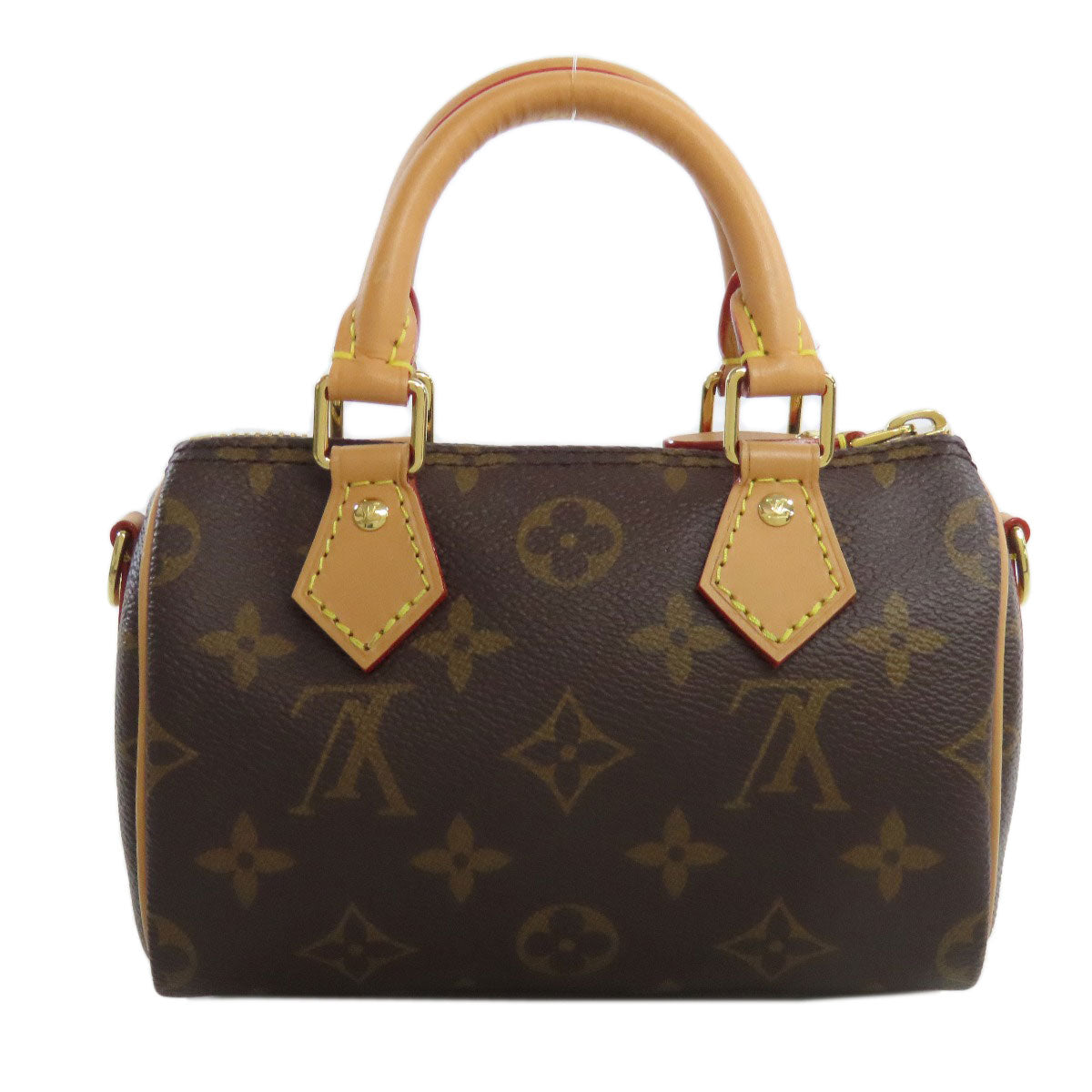 Louis Vuitton M81085 Nano speedy Monogram Canvas Brown Tote Bag