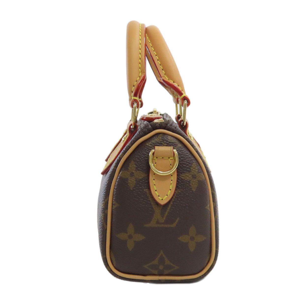 Louis Vuitton M81085 Nano speedy Monogram Canvas Brown Tote Bag