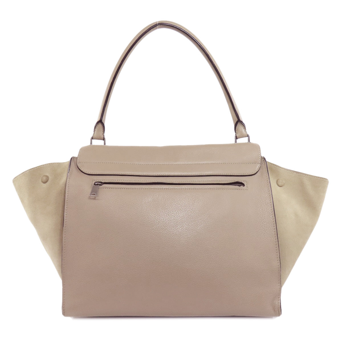 Tote Bag Calfskin Trapeze Women Beige