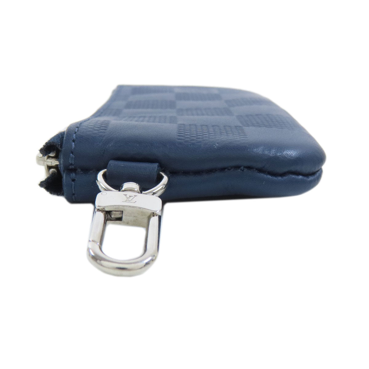 Louis Vuitton Coin N40438 Damier Anfini Pochette Navy Clutch Bag