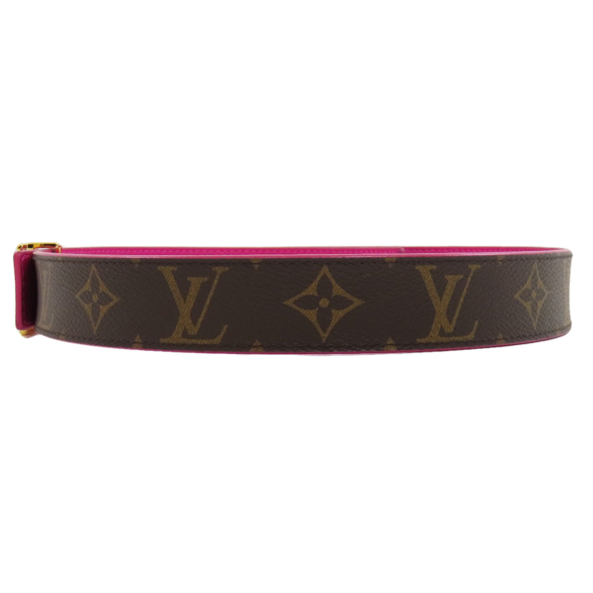 Louis Vuitton M0256 Suntur Initials Monogram Canvas Brown Belt