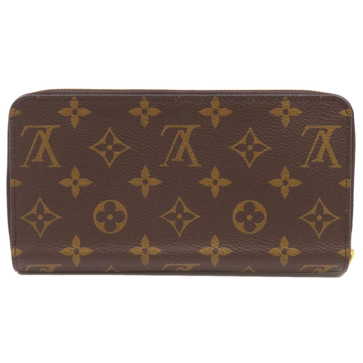 Louis Vuitton Long Purse M42616 Zippy Monogram Canvas Brown Wallet Case 3