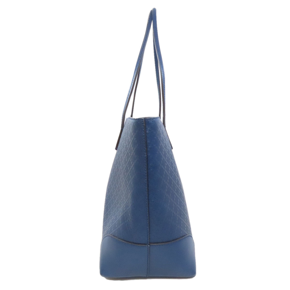 Gucci Diamante Leather Blue Tote Bag