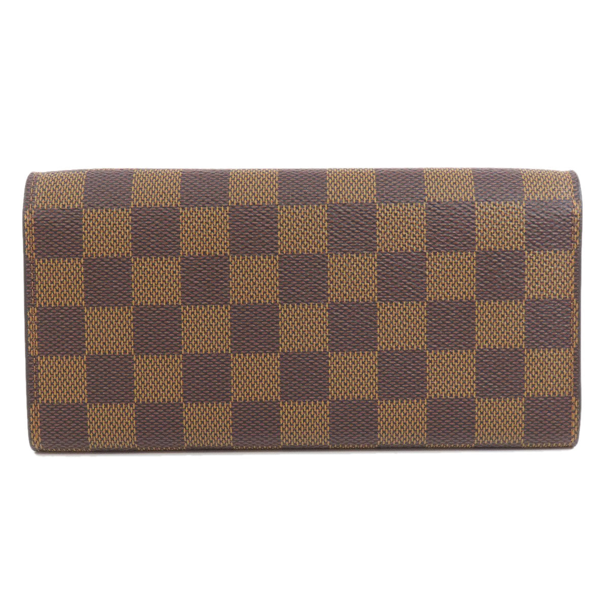 Louis Vuitton Long Purse M60697 Portefeuille Emily Monogram Canvas Brown Wallet Case