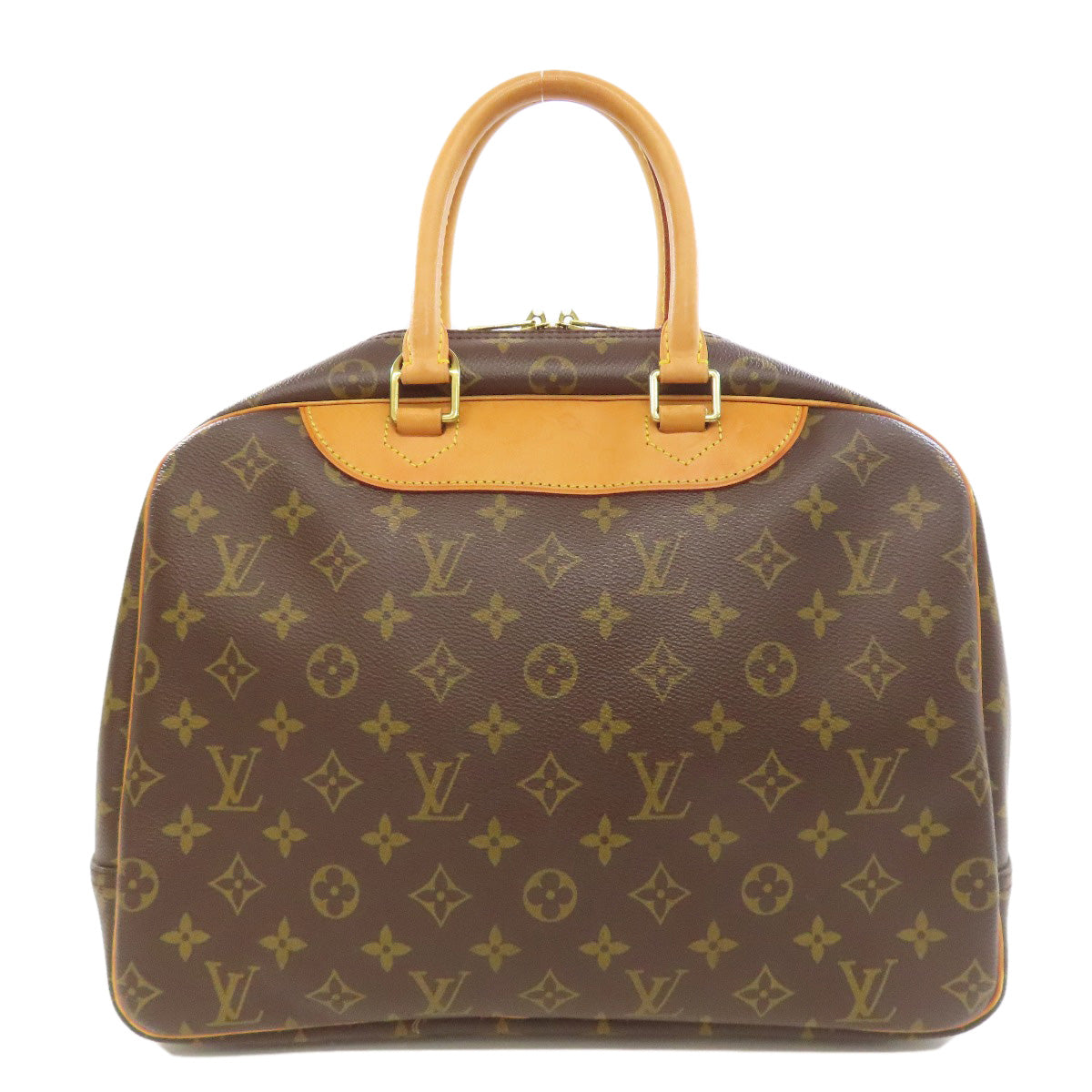 Louis Vuitton M47270 Deauville Monogram Canvas Brown Handbag 4
