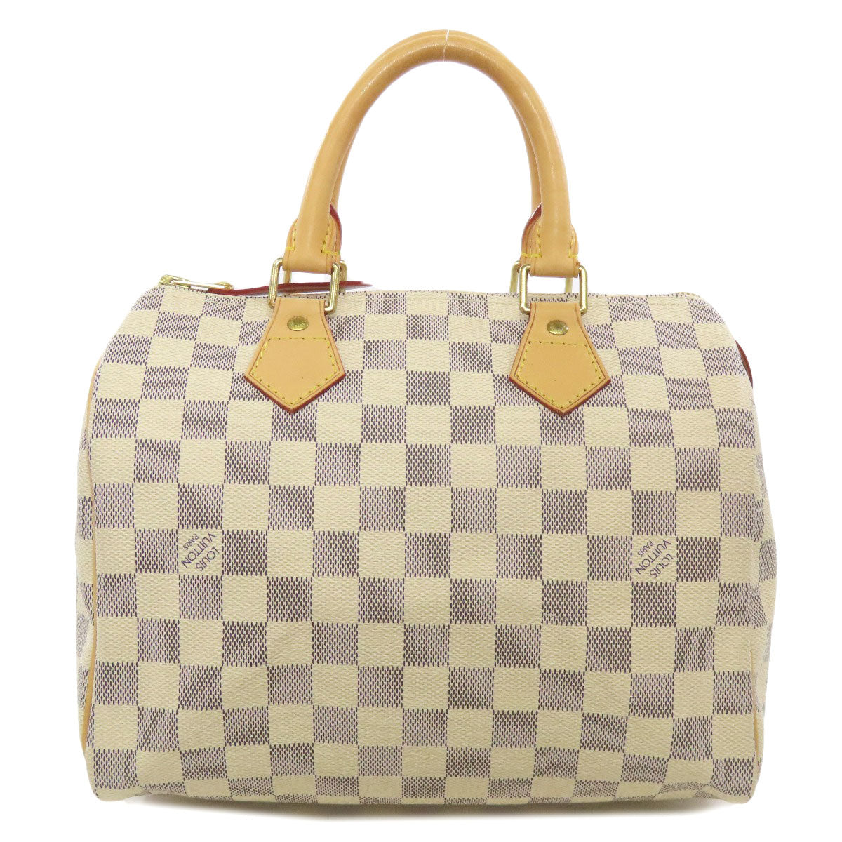 Louis Vuitton Boston Duffel N41534 Damier Speedy Canvas White Travel Bag