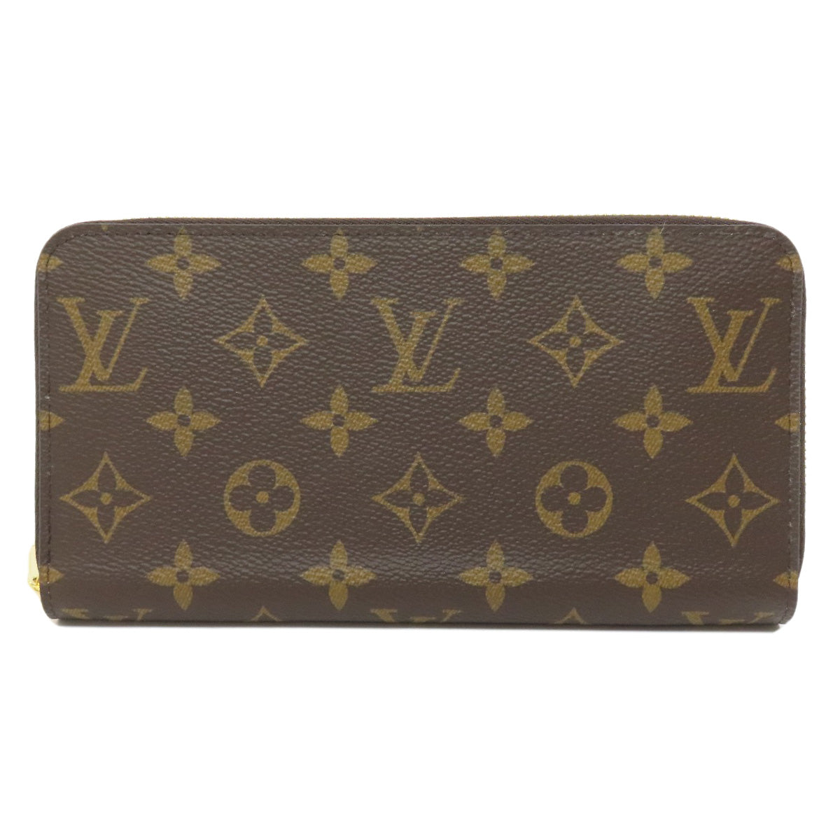 Louis Vuitton Long Purse M41894 Zippy Monogram Canvas Brown Wallet Case
