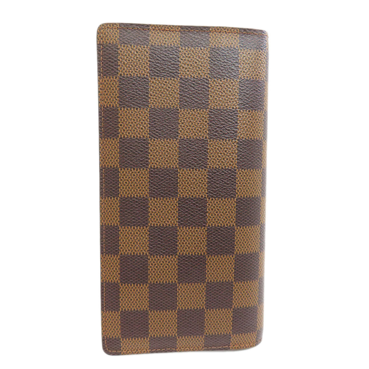 Louis Vuitton Long Purse N60017 Damier Portefeuille Canvas Brown Wallet Case