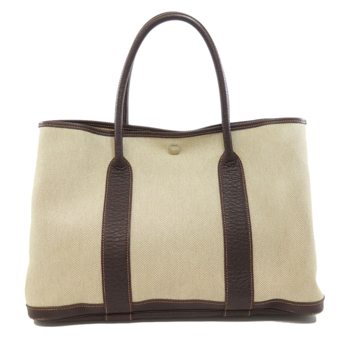 Hermes Tote Bag Tower Ash Garden Party Pm Silvermetal Beige