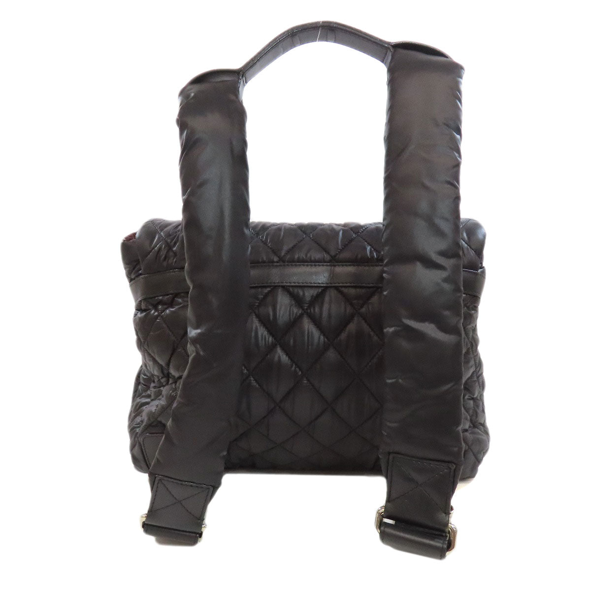 Chanel Backpack Nylon Cococoon SilverMetal Black