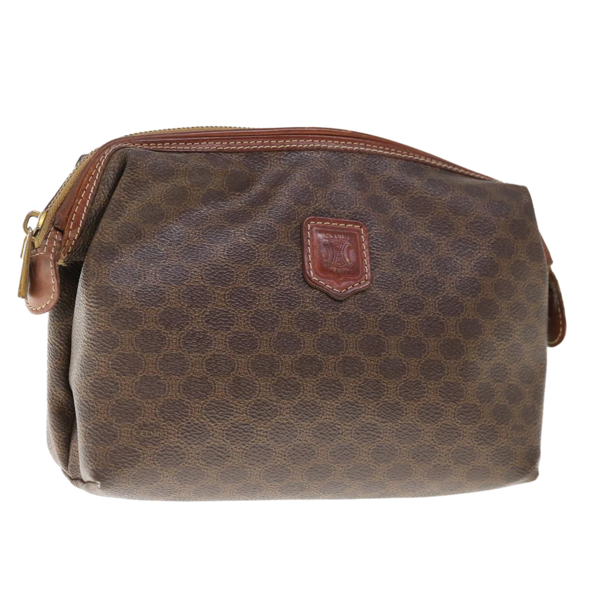 Luxury Macadam Pouch Pvc Handbag Leather Canvas Travel Bag Brown Handbag