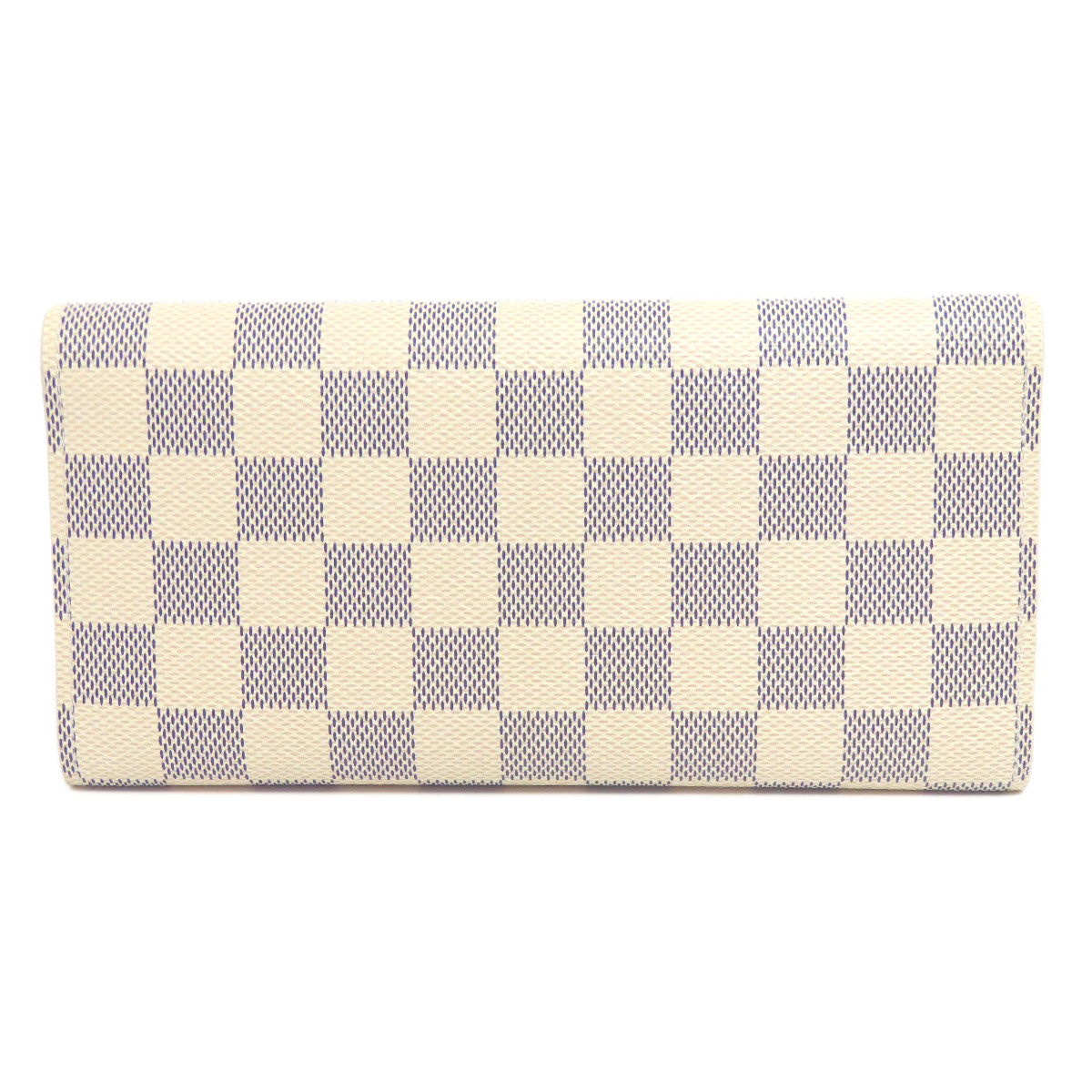 Louis Vuitton Bifold M63020 Damier Portefeuille Josephine Canvas White Wallet Case