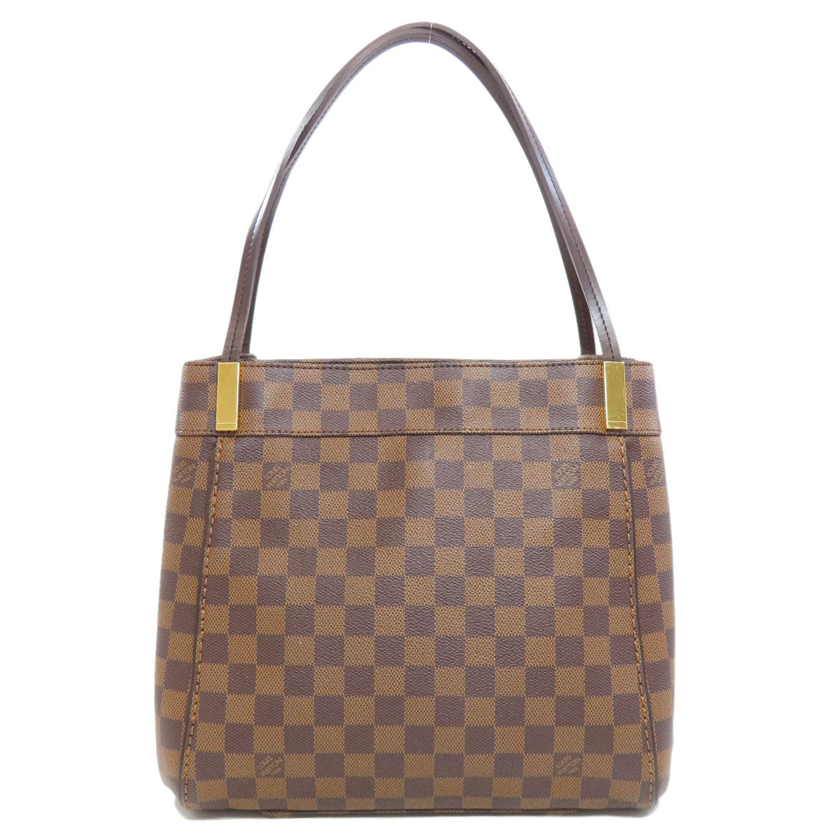 Louis Vuitton N41215 Damier Marley Bourne PM Canvas Brown Tote Bag