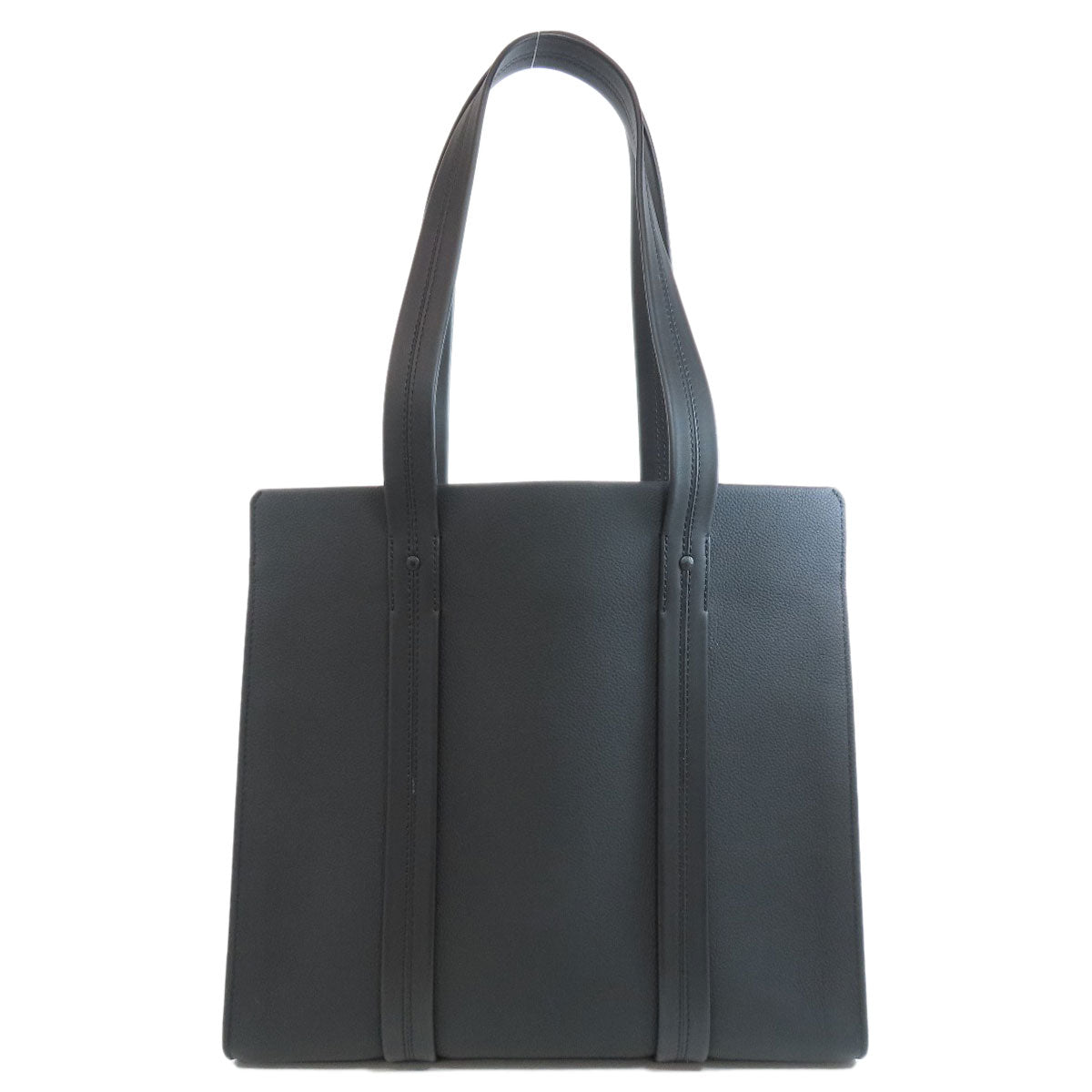 Louis Vuitton M57308 Grain Aerogram Takeoff Leather Calfskin Black Tote Bag
