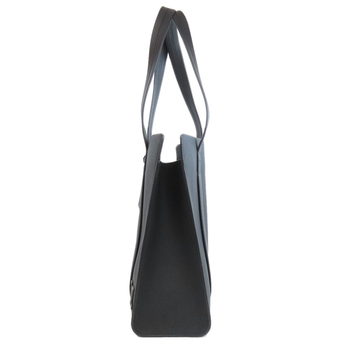 Louis Vuitton M57308 Grain Aerogram Takeoff Leather Calfskin Black Tote Bag