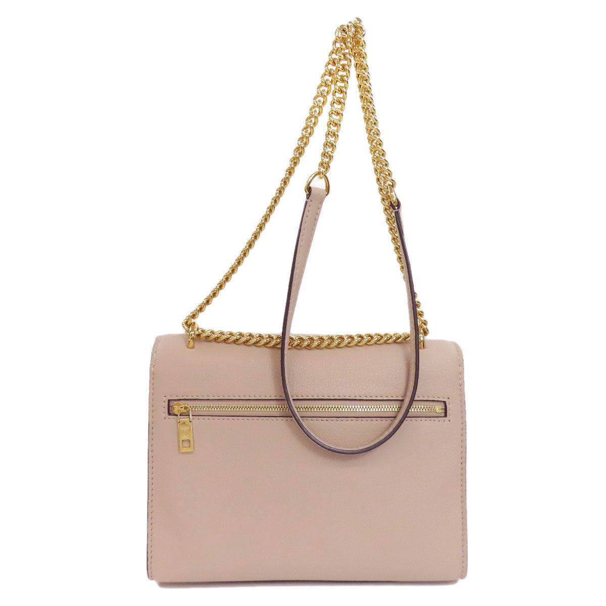 Louis Vuitton M56137 Grain My Rock Me Leather Calfskin Beige Chain Shoulder Bag