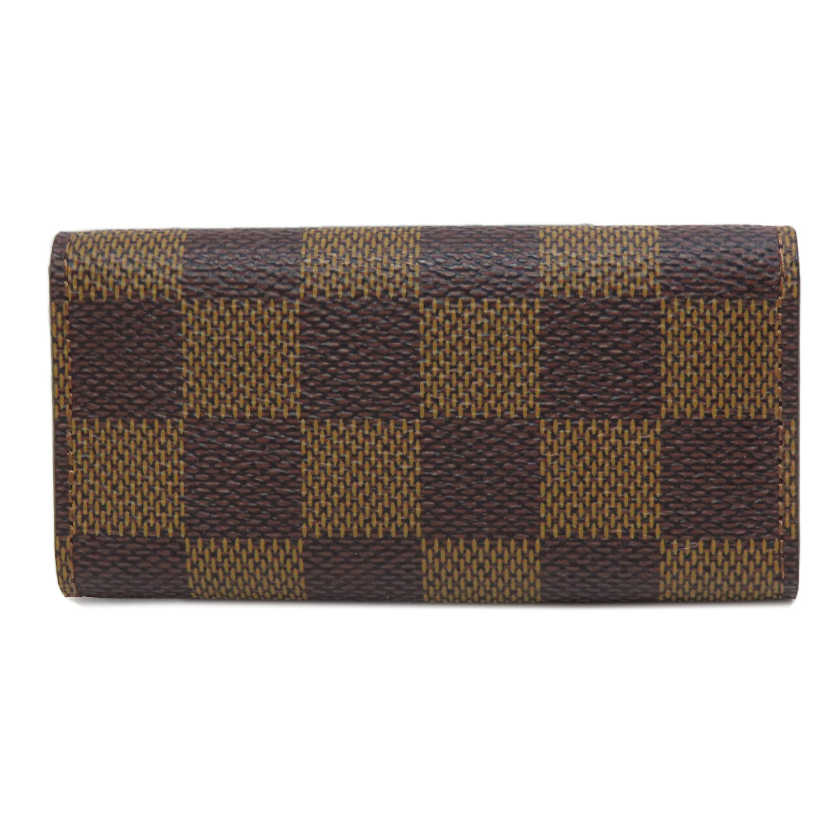 Louis Vuitton Key holder N62631 Damier Canvas Brown Key Chain 4