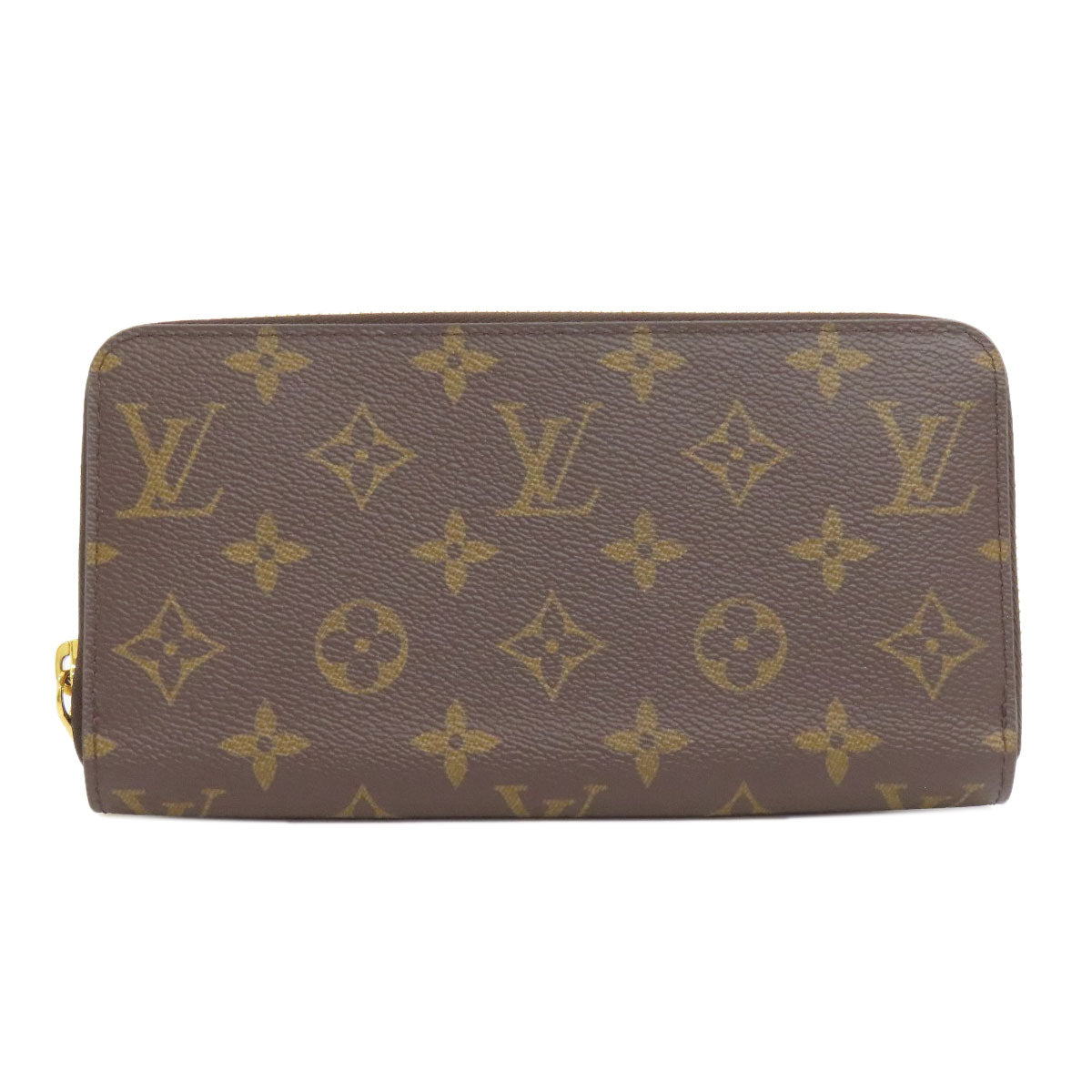 Louis Vuitton Long Purse M41895 Zippy Monogram Canvas Brown Wallet Case 2