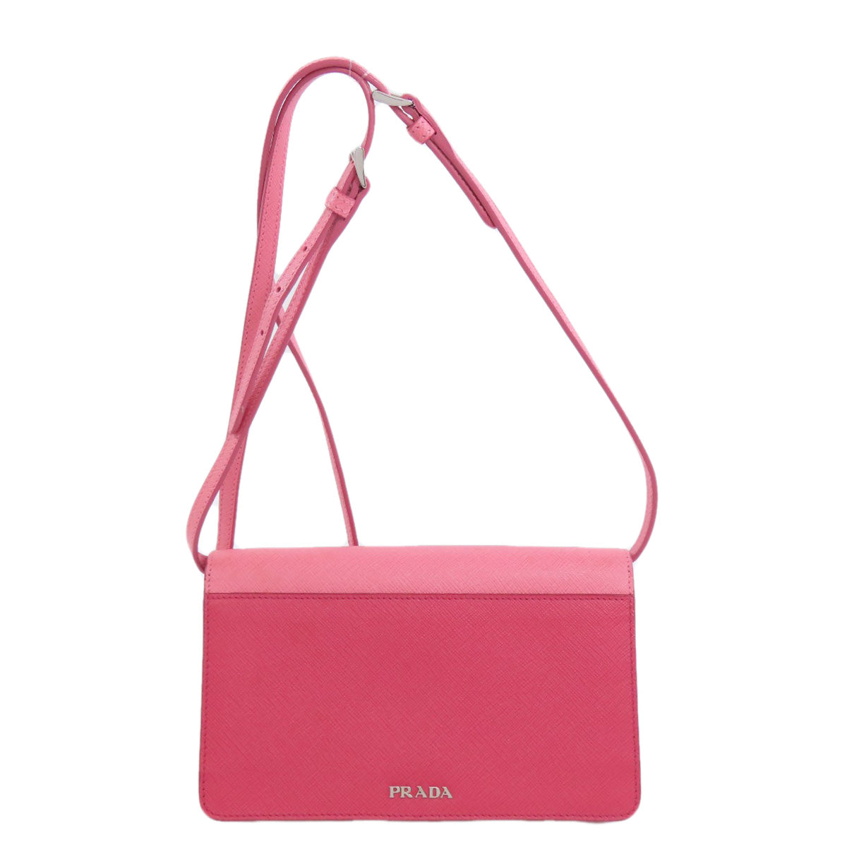 Shoulder Bag Safiano Pink Logo