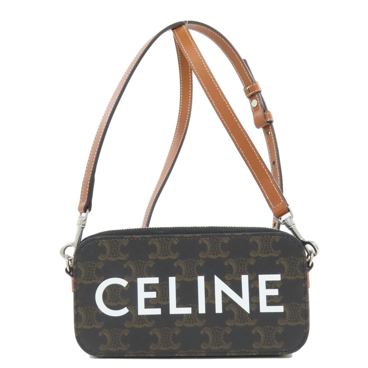 Shoulder Bag Pvc Triomphe Women Brown