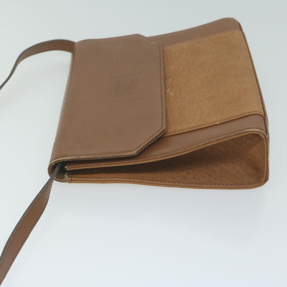 Burberry Luxury ss Shoulder Bag Auth Leather Brown