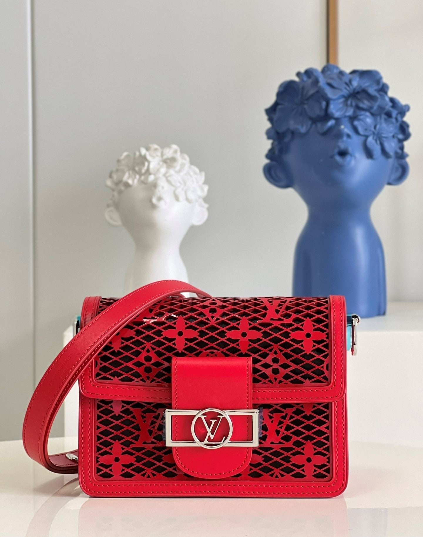 Top Quality Limited Dauphine Mm Bags By Monogram Red Travel Bag