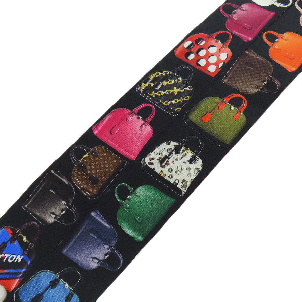 Louis Vuitton scarf silk Bando Black