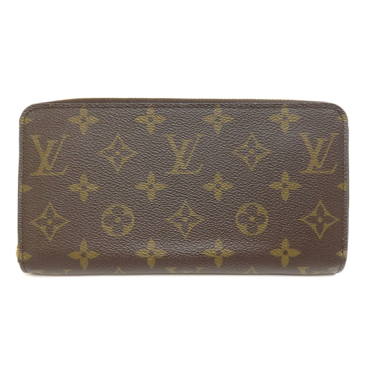 Louis Vuitton Long Purse M42616 Zippy Monogram Canvas Brown Wallet Case 4