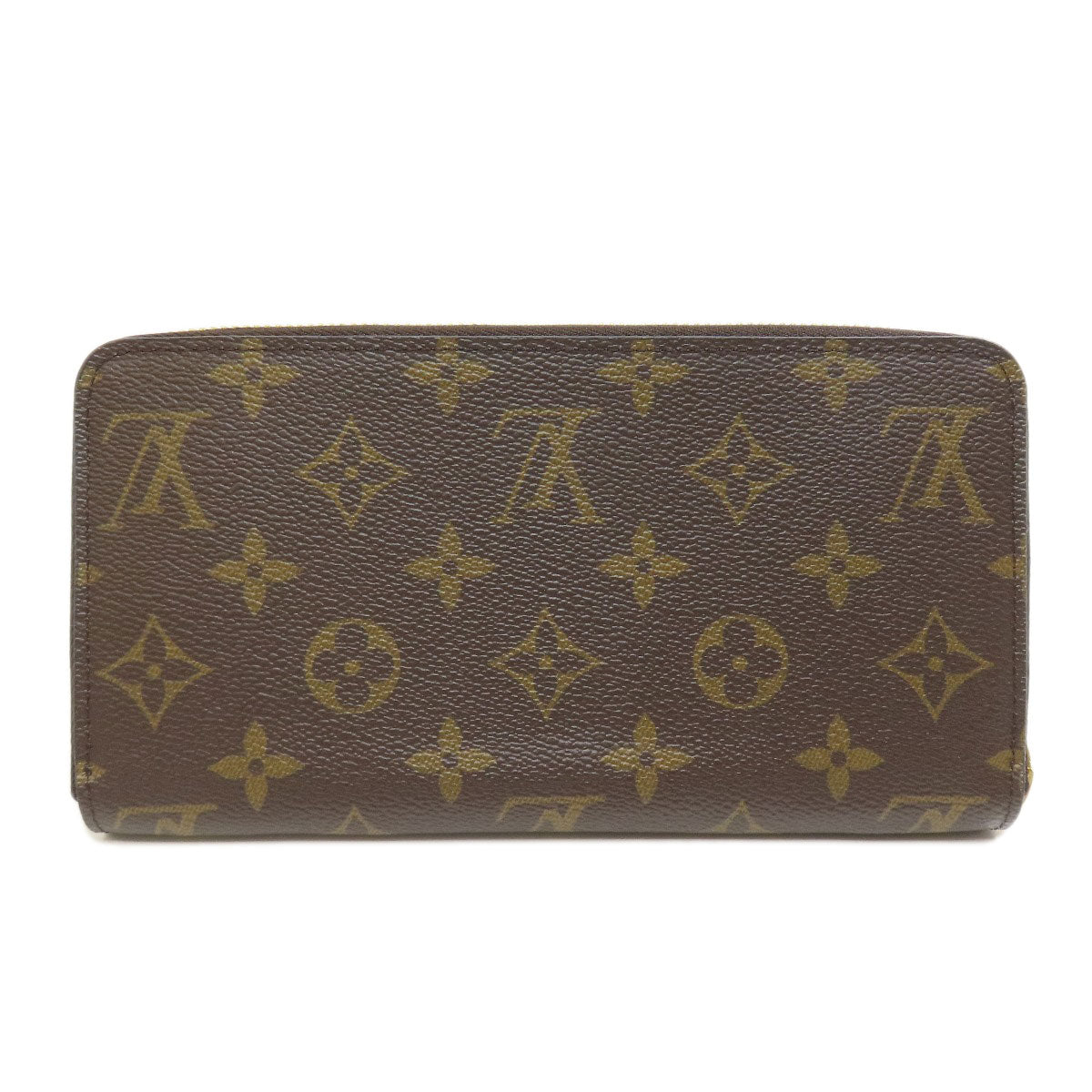 Louis Vuitton Long Purse M42616 Zippy Monogram Canvas Brown Wallet Case 4